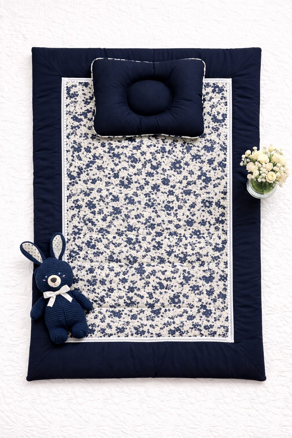 Navy blue scatter