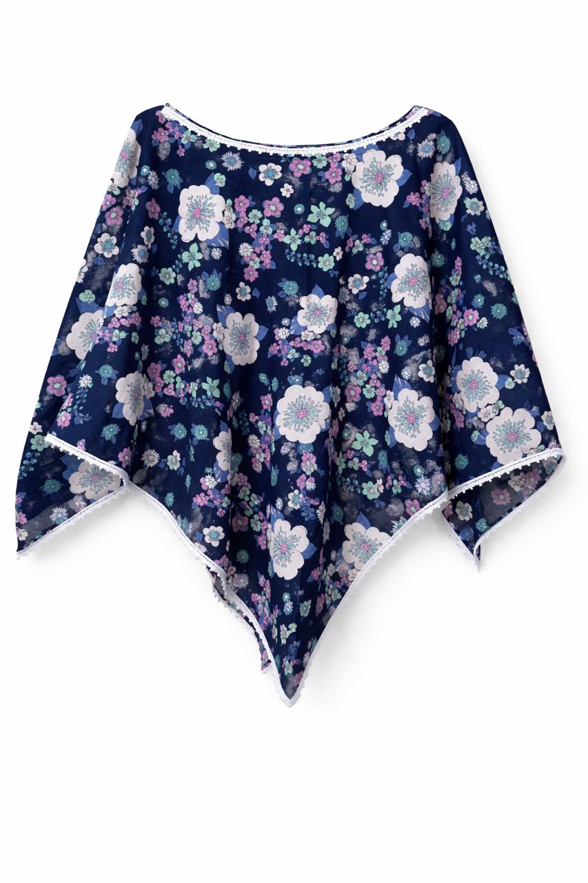 Navy Blue Multi Floral