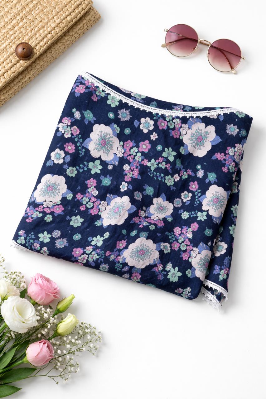Navy Blue Multi Floral