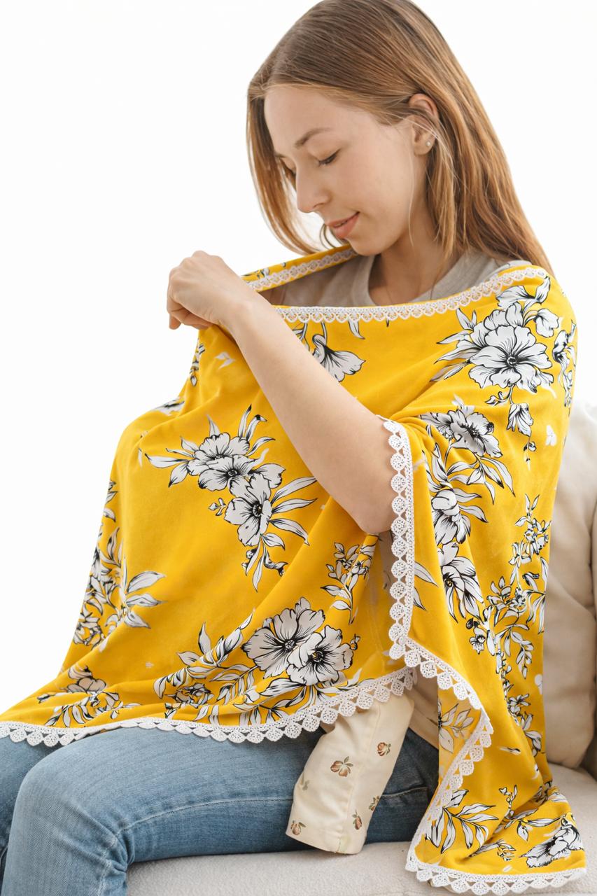 Yellow & White Floral