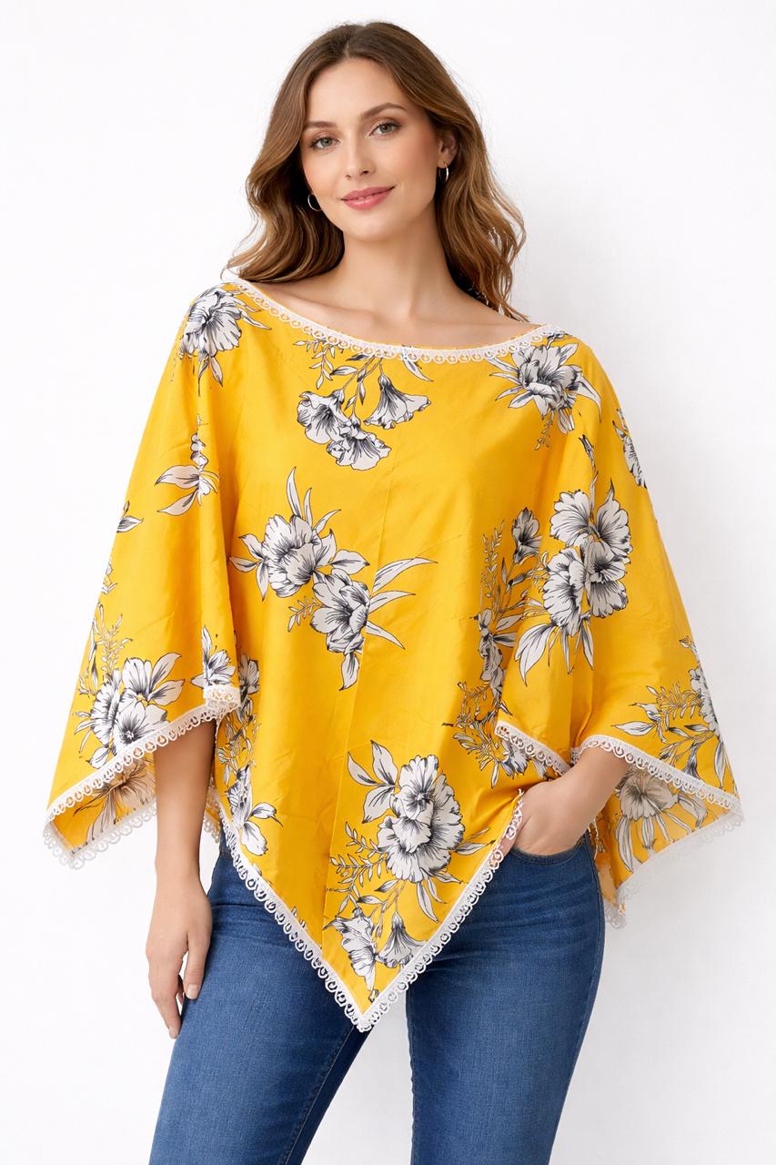 Yellow & White Floral