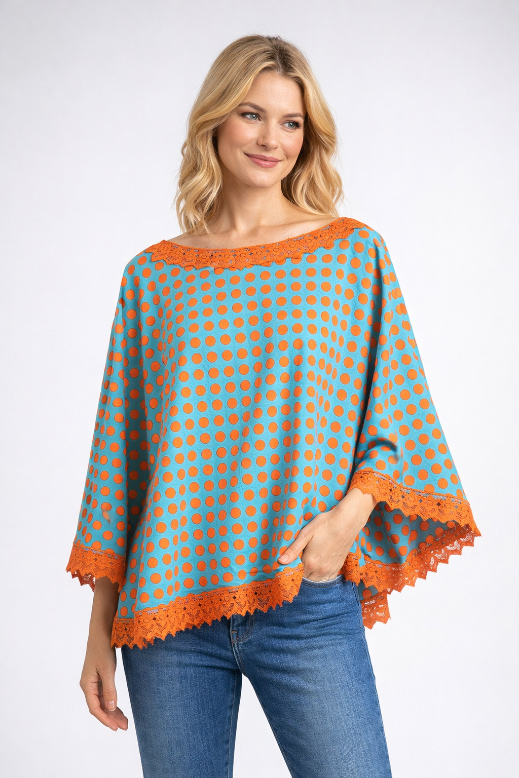 Orange polka